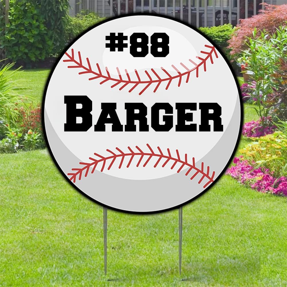 Custom Die Cut - Baseball image